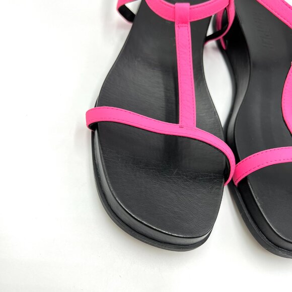 Camper Womens 37 EU 7 US Hot Pink And Black Minimalist Sandals Shoes‎ - Picture 4 of 14